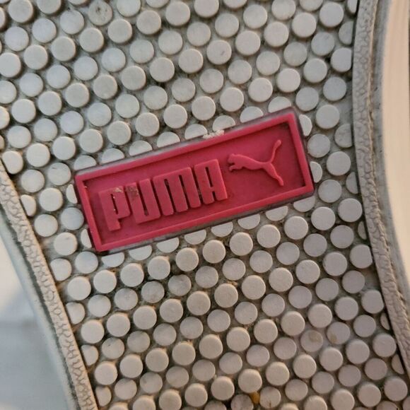 Puma Hooper High Tops Sneakers. Black/Teal/Pink. Size 11 - Picture 10 of 12